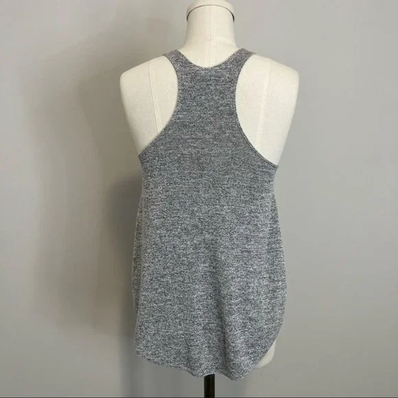 Aritzia Wilfred Free Burnette Racerback Swing Tank Light Grey - Picture 8 of 10